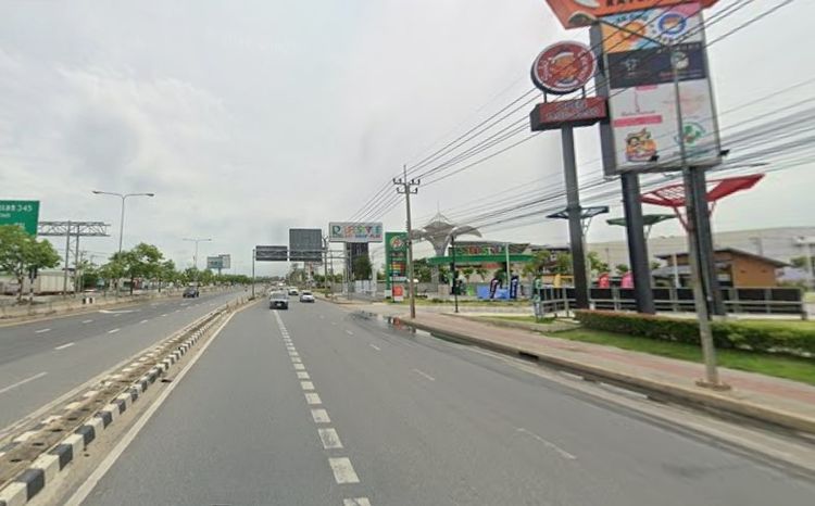 ขายที่ดินแปลงใหญ่ ถมแล้ว หน้ากว้างติดถนน ใกล้โรงเรียนนานาชาติสิงคโปร์นนทบุรี 