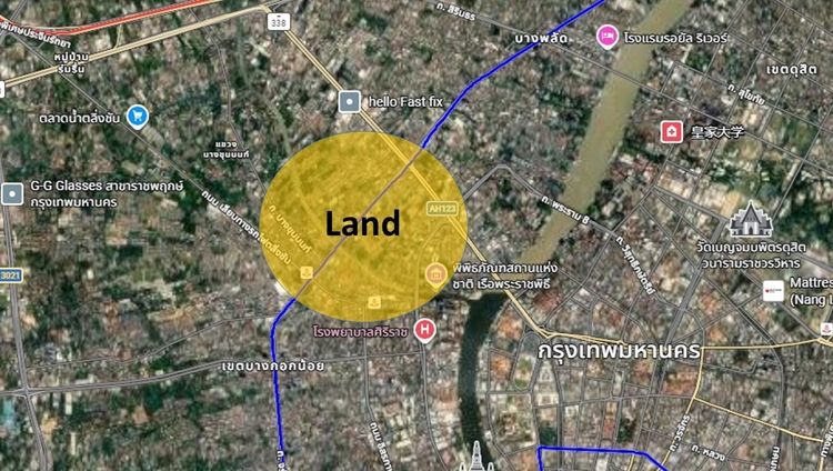 ขายที่ดินแปลงสวย จรัญสนิทวงศ์  34 ใกล้ MRT บางขุนนนท์ รูปที่ 4