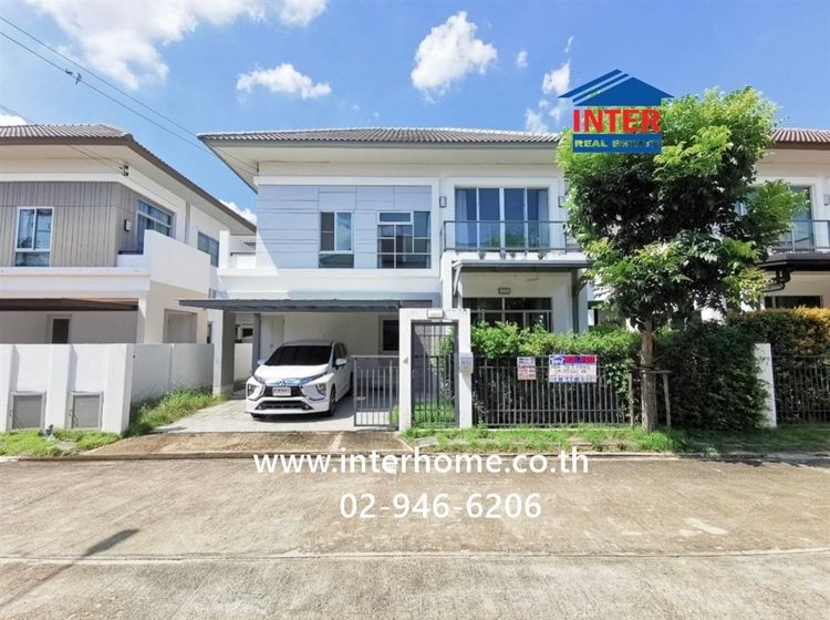 บ้านเเฝด 2 ชั้น 38.7 ตร.ว. หมู่บ้านเรสท์ บางใหญ่ ใกล้ตลาดบางใหญ่ ถนนคลองถนน ถนนกาญจนาภิเษก บางใหญ่ นนทบุรี