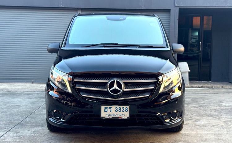 Mercedes-Benz V-Class 2017 Vito Van ดีเซล ไม่ติดแก๊ส เกียร์อัตโนมัติ ดำ รูปที่ 2