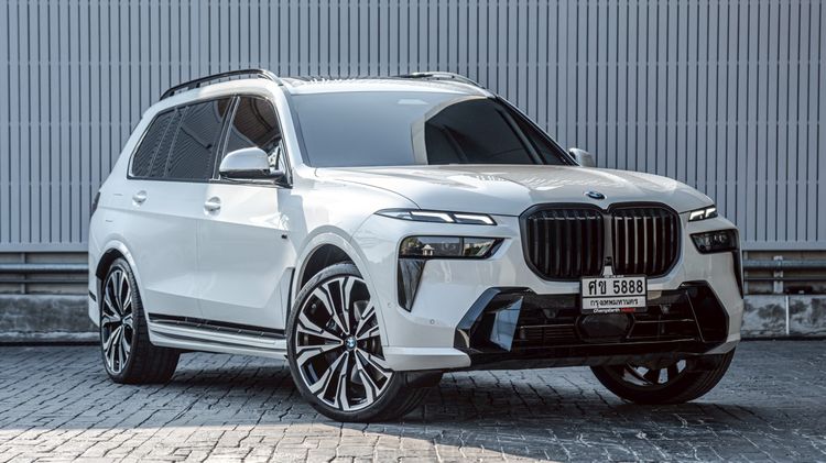 BMW X7 2024 3.0 xDrive40d M Sport 4WD Utility-car ดีเซล ไม่ติดแก๊ส เกียร์อัตโนมัติ ขาว รูปที่ 3