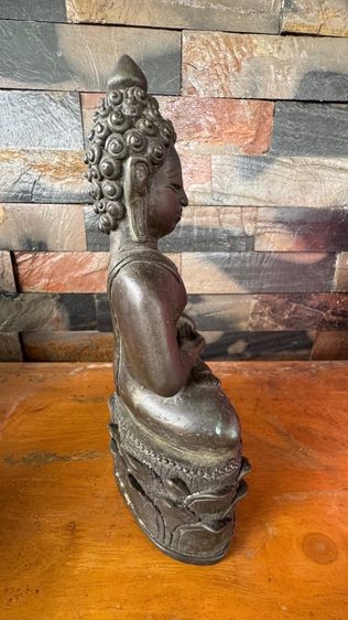 พระสิงห์หนึ่งเชียงแสนปางสะดุ้งกลับหน้าตัก5นิ้ว รูปที่ 2