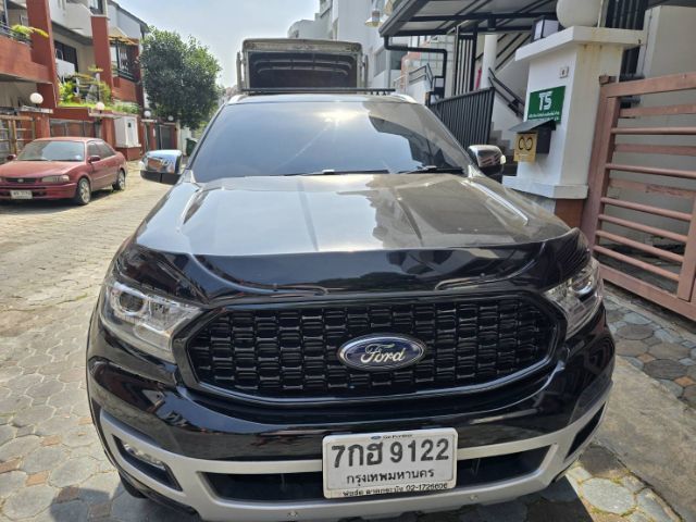 Ford Everest 2017 2.0 Bi-Turbo Titanium+ Utility-car ดีเซล ไม่ติดแก๊ส เกียร์อัตโนมัติ ดำ รูปที่ 2