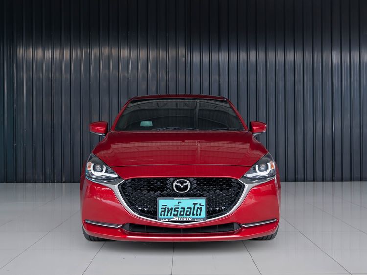 Mazda Mazda 2 2021 1.3 Skyactiv-G S Leather Sedan Sedan เบนซิน ไม่ติดแก๊ส เกียร์อัตโนมัติ แดง รูปที่ 2