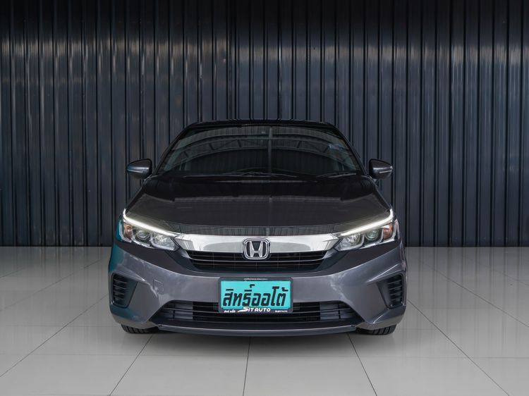Honda City 2021 1.0 SV Sedan เบนซิน ไม่ติดแก๊ส เกียร์อัตโนมัติ เทา รูปที่ 2