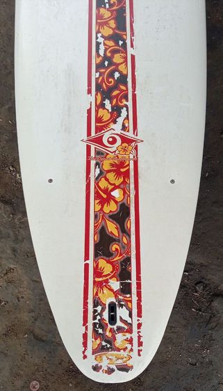 ขาย Bic classic Longboerd 9'0"รุ่นRetro ลายดอกชบาในตำนานสภาพลุย รูปที่ 5