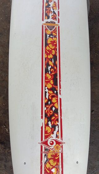 ขาย Bic classic Longboerd 9'0"รุ่นRetro ลายดอกชบาในตำนานสภาพลุย รูปที่ 3