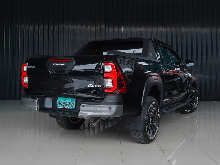Toyota Hilux Revo 2025 Double Cab Prerunner 2x4 2.4 Rocco Pickup ดีเซล ไม่ติดแก๊ส เกียร์อัตโนมัติ ดำ รูปที่ 4