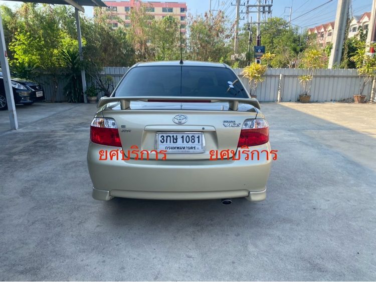 Toyota Vios 2003 1.5 E Sedan เบนซิน ไม่ติดแก๊ส เกียร์อัตโนมัติ ดำ รูปที่ 4