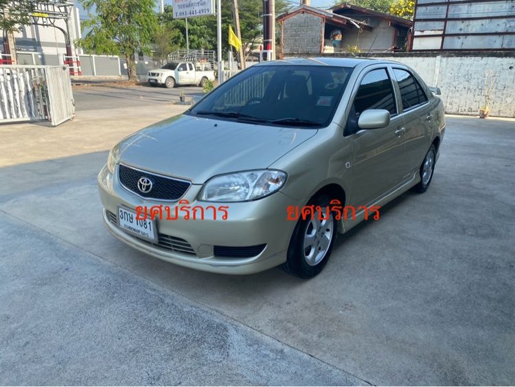 Toyota Vios 2003 1.5 E Sedan เบนซิน ไม่ติดแก๊ส เกียร์อัตโนมัติ ดำ รูปที่ 3