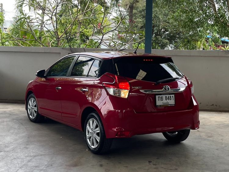 Toyota Yaris 2013 1.2 G Sedan เบนซิน ไม่ติดแก๊ส เกียร์อัตโนมัติ แดง รูปที่ 4
