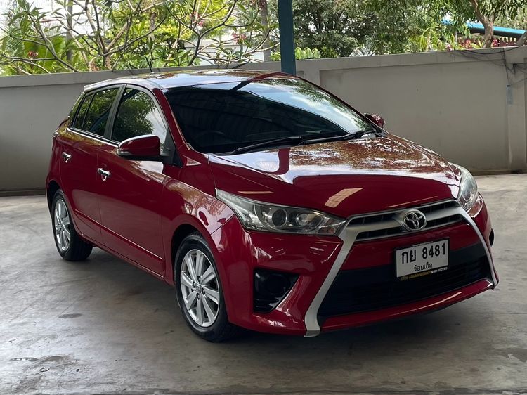 Toyota Yaris 2013 1.2 G Sedan เบนซิน ไม่ติดแก๊ส เกียร์อัตโนมัติ แดง รูปที่ 3