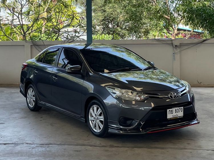 Toyota Vios 2015 1.5 E Sedan เบนซิน ไม่ติดแก๊ส เกียร์อัตโนมัติ เทา รูปที่ 3