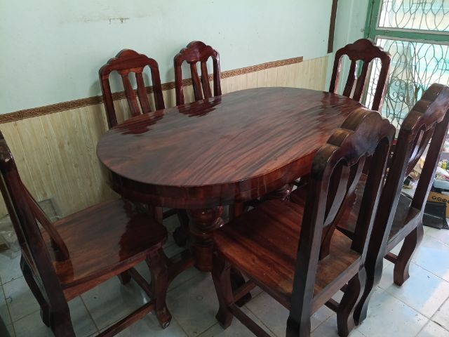 โต๊ะ เก้าอี้ โซฟา ไม้สัก ครบชุด รูปที่ 2