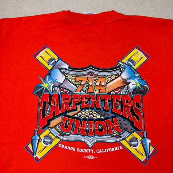 เสื้อยืด Carpenters Union Size XL 