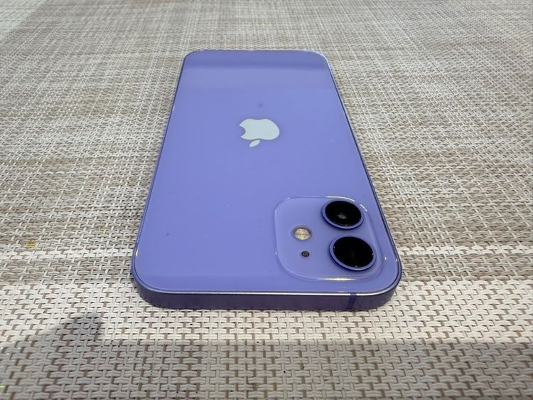 iPhone 12 สีม่วง 128 ใช้งานได้ปกติทุกอย่างหน้าจอ มีรอยขนแมวนิดหน่อย รูปที่ 3