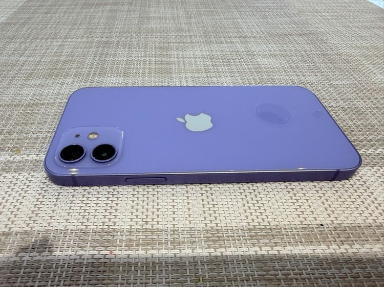 iPhone 12 สีม่วง 128 ใช้งานได้ปกติทุกอย่างหน้าจอ มีรอยขนแมวนิดหน่อย รูปที่ 5