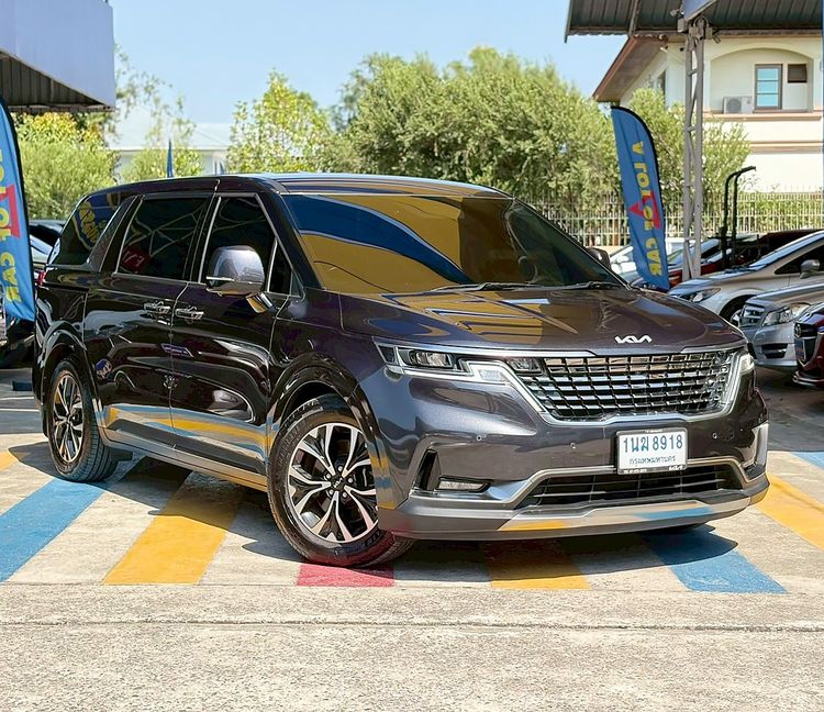Kia Grand Carnival 2022 2.2 EX Utility-car ดีเซล ไม่ติดแก๊ส เกียร์อัตโนมัติ เทา