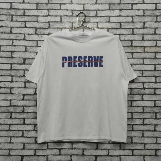 ขาว ฟรีไซส์ แขนสั้น เสื้อทีเชิ้ต อื่นๆ 🔥h.h, Preserve t-shirt