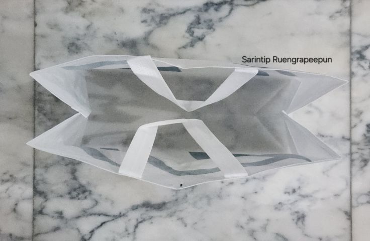 ARI RUNNING SPUNBOND BAG ถุงผ้าอเนกประสงค์ สีขาว จาก Ari Running Shop ขนาดใหญ่ 40×33.5×15 ซม.(16"×13"×6") รูปที่ 10