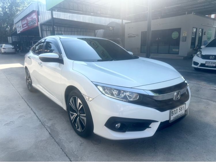 Honda Civic 2016 1.8 EL i-VTEC Sedan เบนซิน ไม่ติดแก๊ส เกียร์อัตโนมัติ ขาว รูปที่ 3