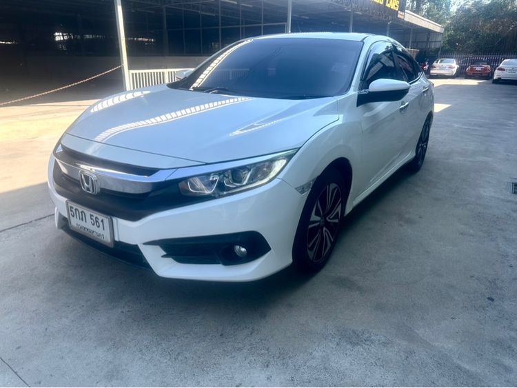 Honda Civic 2016 1.8 EL i-VTEC Sedan เบนซิน ไม่ติดแก๊ส เกียร์อัตโนมัติ ขาว รูปที่ 4