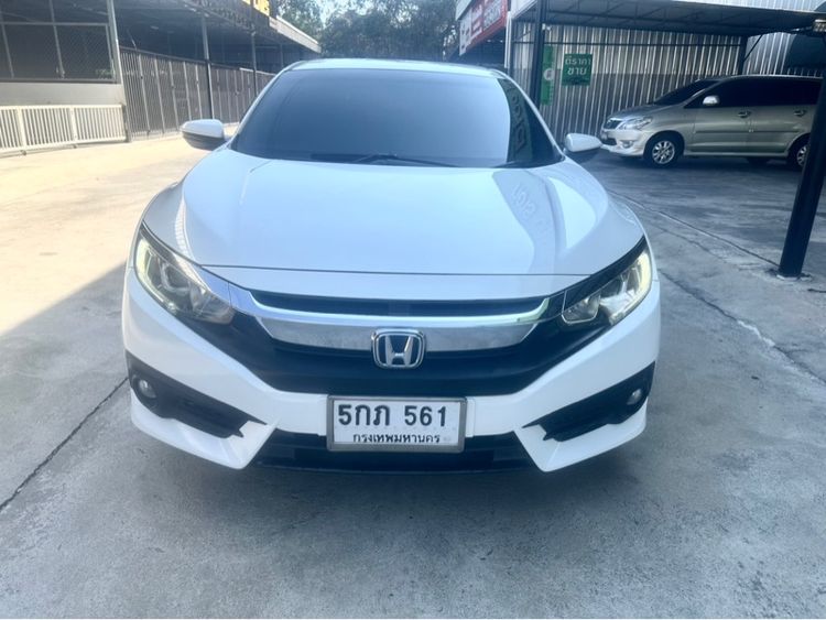Honda Civic 2016 1.8 EL i-VTEC Sedan เบนซิน ไม่ติดแก๊ส เกียร์อัตโนมัติ ขาว