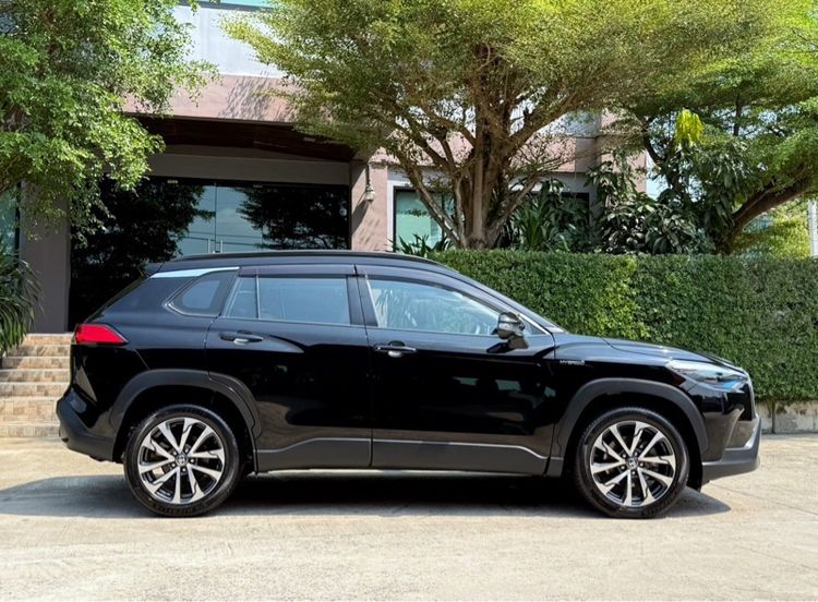Toyota Corolla Cross 2021 1.8 Hybrid Premium Safety Utility-car ไฮบริด ไม่ติดแก๊ส เกียร์อัตโนมัติ ดำ รูปที่ 2