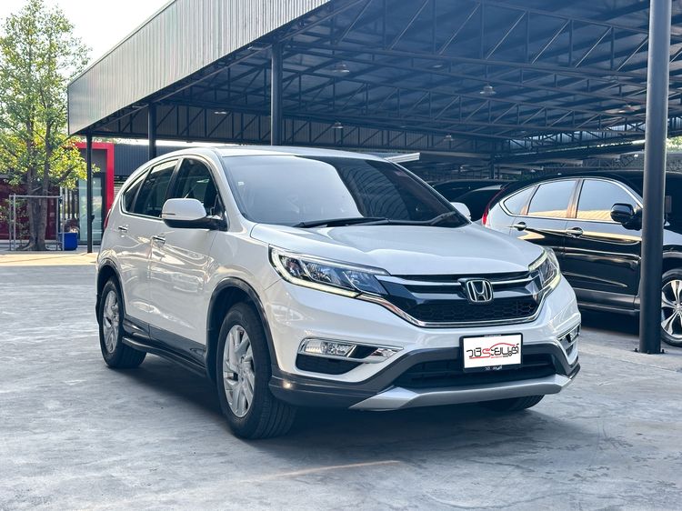 Honda CR-V 2015 2.0 E 4WD Utility-car เบนซิน เกียร์อัตโนมัติ ขาว รูปที่ 3