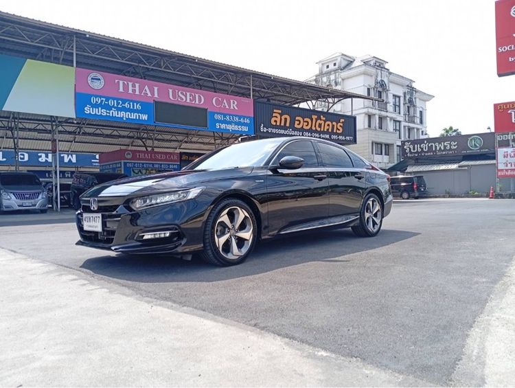 Honda Accord 2019 2.0 Hybrid Tech i-VTEC Sedan เบนซิน ไม่ติดแก๊ส เกียร์อัตโนมัติ ดำ รูปที่ 2