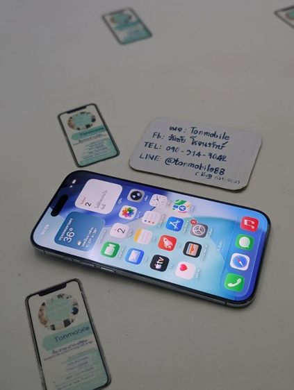 ขาย เทิร์น iPhone Air 256 Blue ศูนย์ไทย สภาพสวย อุปกรณ์ครบยกกล่อง ขาดสายชาร์จ ประกันยาว 10 เดือน รอบชาร์จ 29 รอบ สุขภาพแบต 100 เพียง 25,590 รูปที่ 4