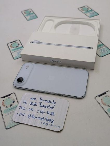 อื่นๆ 256 GB ขาย เทิร์น iPhone Air 256 Blue ศูนย์ไทย สภาพสวย อุปกรณ์ครบยกกล่อง ขาดสายชาร์จ ประกันยาว 10 เดือน รอบชาร์จ 29 รอบ สุขภาพแบต 100 เพียง 25,590