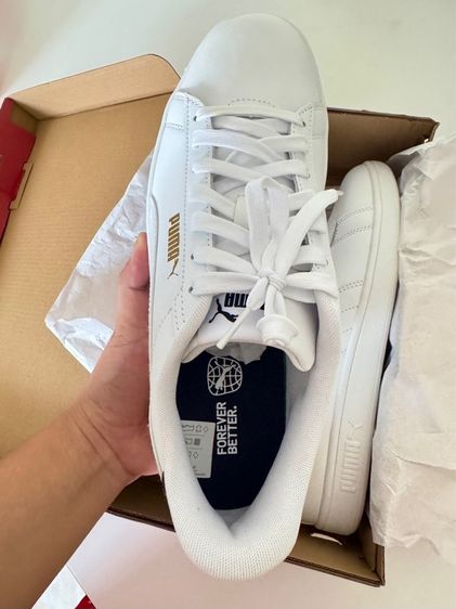 PUMA Smash 3.0 L สีขาว ไซส์ 43 มือหนึ่ง รูปที่ 5