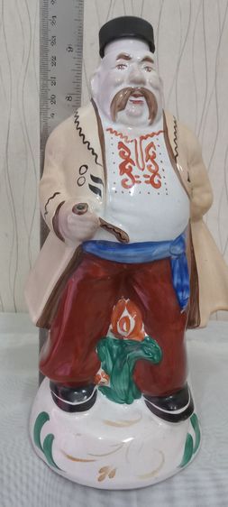 ขวดเหล้าเปล่าต่างประเทศวินเทจ เซรามิกพอร์ซเลน รูปที่ 3