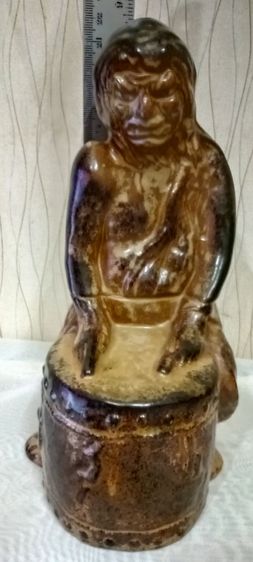 ขวดเหล้าเปล่าต่างประเทศวินเทจ เซรามิกพอร์ซเลน รูปที่ 11