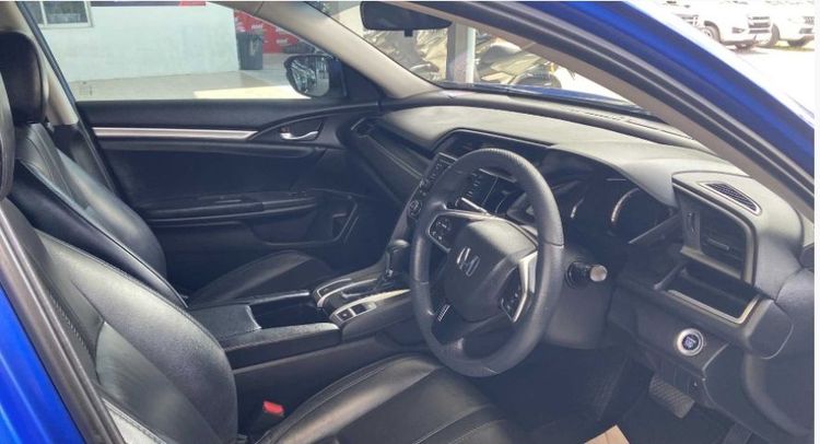 Honda Civic 2021 1.8 E Sport Pearl Sedan เบนซิน ไม่ติดแก๊ส เกียร์อัตโนมัติ ฟ้า