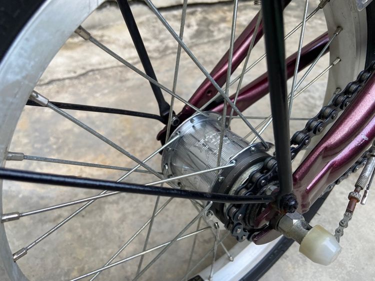 Neo bike ล้อ16นิ้ว เกียร์ดุม3สปีด สีเดิมมือสองญี่ปุ่น รูปที่ 3