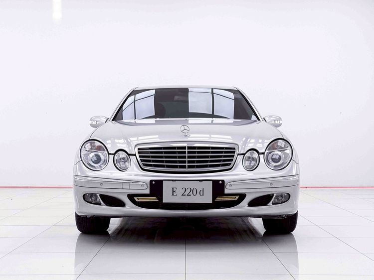 Mercedes-Benz E-Class 2005 E220 CDI Sedan ดีเซล ไม่ติดแก๊ส เกียร์อัตโนมัติ เทา รูปที่ 3
