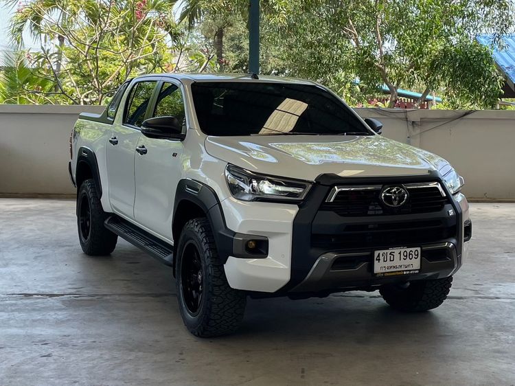 Toyota Hilux Revo 2023 Double Cab Prerunner 2x4 2.4 Rocco Pickup ดีเซล ไม่ติดแก๊ส เกียร์อัตโนมัติ ขาว รูปที่ 3