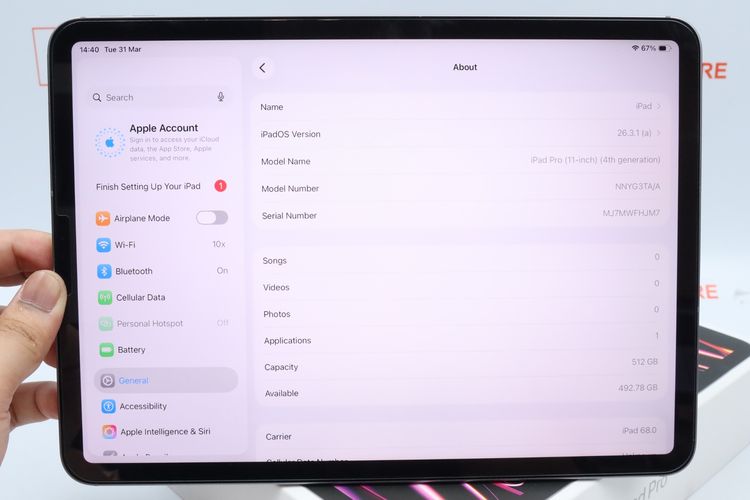 iPad Pro M2 11" 512GB WiFi+Cellular -  ID26030574 รูปที่ 3