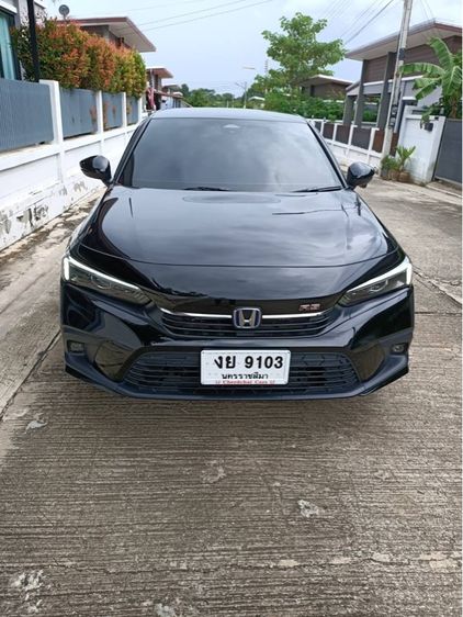 Honda Civic 2022 1.5 Turbo RS Sedan ไฮบริด ไม่ติดแก๊ส เกียร์อัตโนมัติ ดำ รูปที่ 2