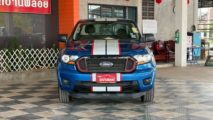 Ford Ranger 2021 2.2 XL Pickup ดีเซล ไม่ติดแก๊ส เกียร์ธรรมดา น้ำเงิน รูปที่ 2