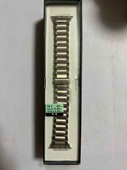 สายนาฬิกา Apple Watch SE 3 สายสแตนเลสแท้ ของใหม่ยังไม่เคยใส่ 