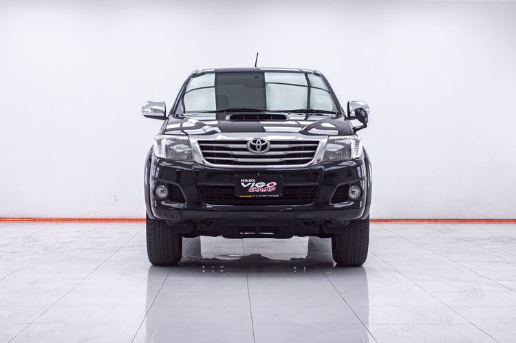 Toyota Hilux Vigo 2012 2.5 E Prerunner Pickup ดีเซล ไม่ติดแก๊ส เกียร์ธรรมดา ดำ รูปที่ 4