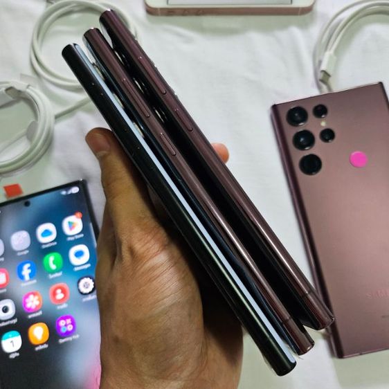 Samsung S22ultra 5G แรม12 256 512g 128g สีแดง ฟ้า เขียว เคลมจอและแบตศูนย์มาใหม่ เน้นใช้งานระยะยาว สภาพสวยๆทุกเครื่อง รูปที่ 13