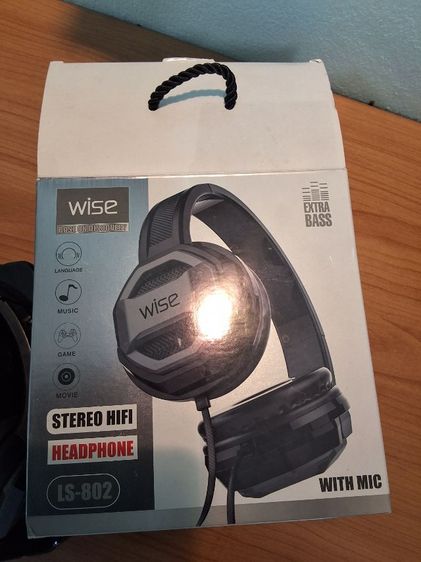 หูฟังครอบหูมีสาย Wise Base on discovery stereo hiding headphone รูปที่ 4