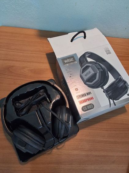 หูฟังครอบหูมีสาย Wise Base on discovery stereo hiding headphone รูปที่ 2