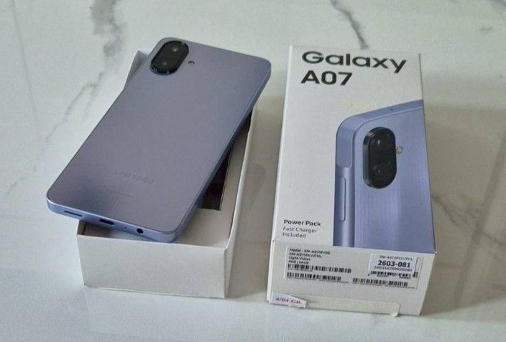 Samsung Galaxy A07 เครื่องใหม่มีตำหนิ ของแท้ ศูนย์ไทย  มีประกัน สี Light Violet ราคาเพียง  รูปที่ 3