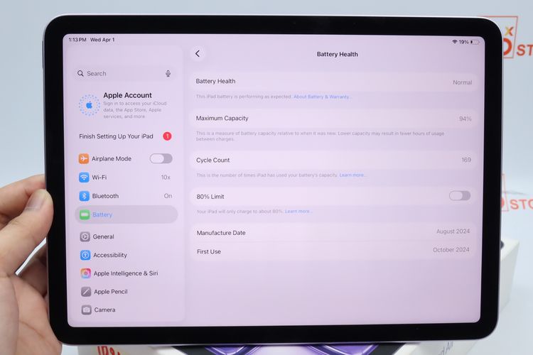 iPad Air M2 11" 128GB Wi-Fi - ID26040001 รูปที่ 4