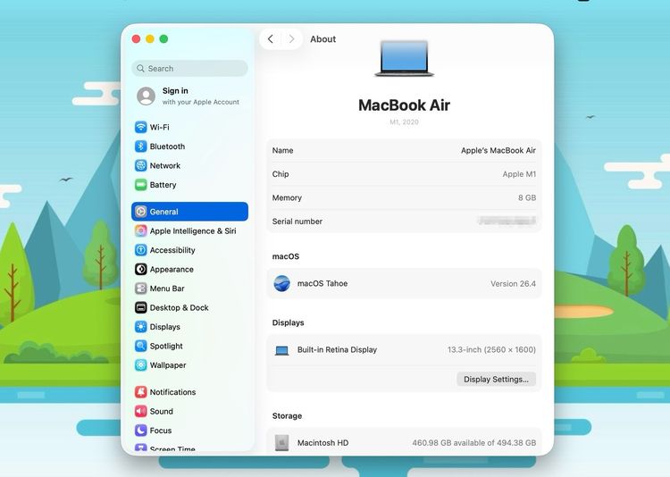 MacBook Air 13-inch M1,2020 Ram8GB SSD512GB SpaceGray รูปที่ 12